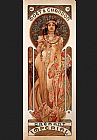 Alphonse Maria Mucha Moet and Chandon Cremant Imperial painting